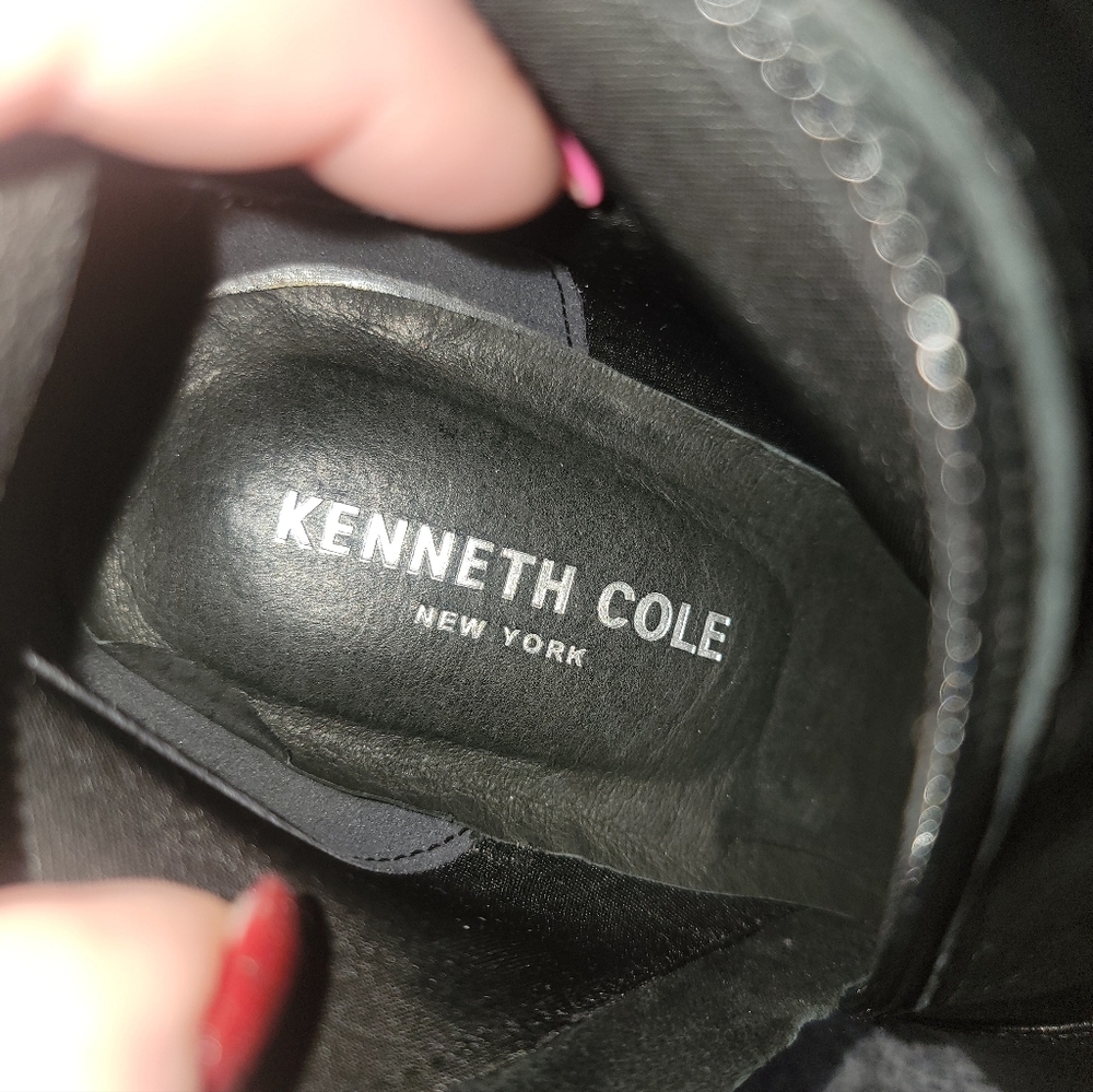 Kenneth Cole Leather Black Knee-High Women's Boots - Picture 10 of 12